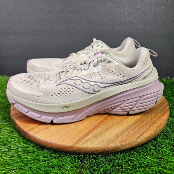 Saucony Guide 18 Moon Quail Womens Size 10 Cream Athletic Running Shoes Sneakers - Picture 5 of 14